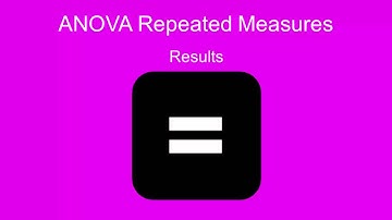 Ch 10 - ANOVA Repeated Measures