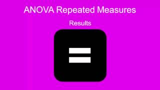 Ch 10 - ANOVA Repeated Measures