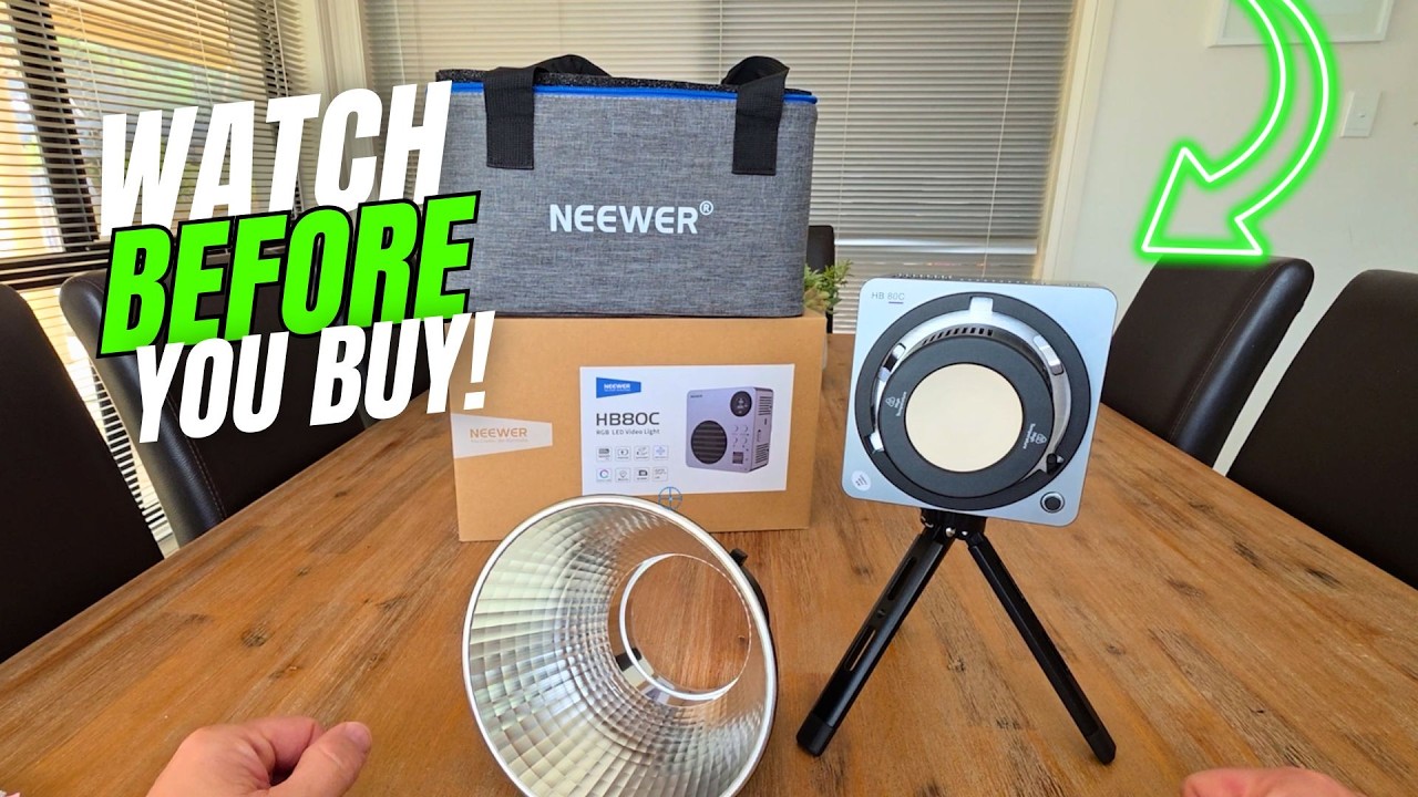 NEEWER HB80C RGBWW LED Video Light - YouTube