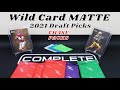 2021 Wild Card Matte Draft Class Chase Packs Opening