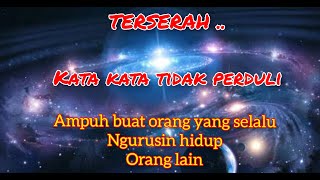 Kata Kata Bijak tidak peduli dengan cibiran orang lain || terserah apa kata mereka, ini hidupku