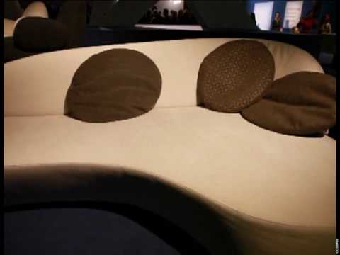 Vidéo: Baignoire en cuir élégant, Milan 2010
