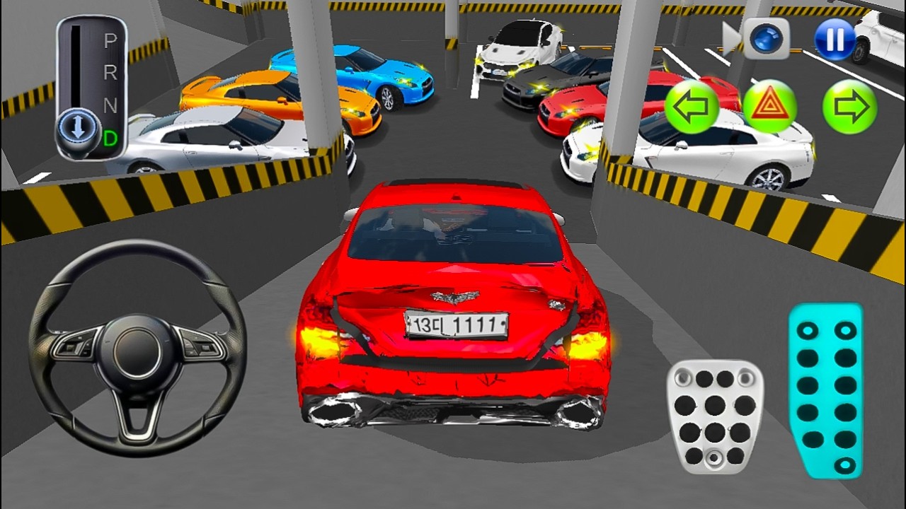 New Car Crashed🚗💥  Stuck 🤯 in Parking Garage - 3D Driving Class 2026 - 3D Driving Class - Car Game