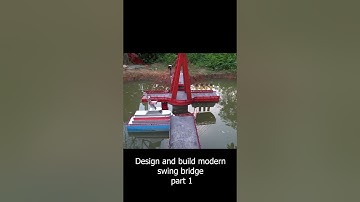Design and build modern swing bridge #diy #londonbridge #construction