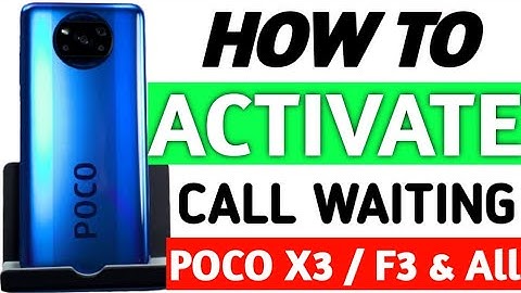 Poco X3 & Poco F3 Activate Call Waiting ( How To Active Call Waiting All Poco Mobiles ) Latest 2025