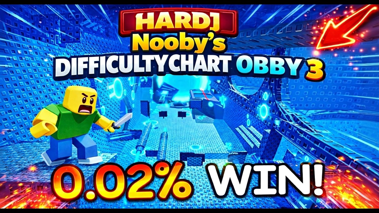 [HARD] Nooby's Difficulty Chart Obby (#Roblox)