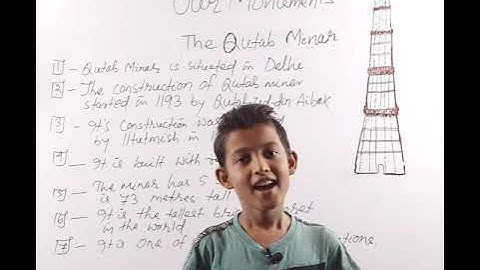 The Qutab Minar ll Our Monument ll Class -4 ll EVS ll CBSE