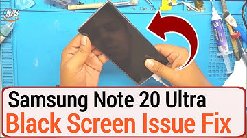 Samsung Note 20 Ultra Black Screen Issue Fix || Galaxy Note 20 Black Screen Or Won