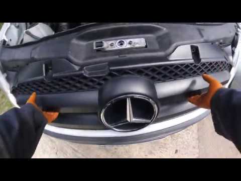 How to remove the front bumper of Mercedes Sprinter  Как снять переднюю бампер Mercedes Sprinter