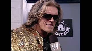 Edge Backstage Segment Smackdown June 1 2007