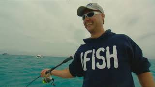 IFISHTV Swimming with giant TUNA & Snapper on a SPANNER!