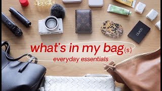 ୨୧⋆ what's in my bag(s) | everyday essentials ⋆ ˚⋆୨୧˚