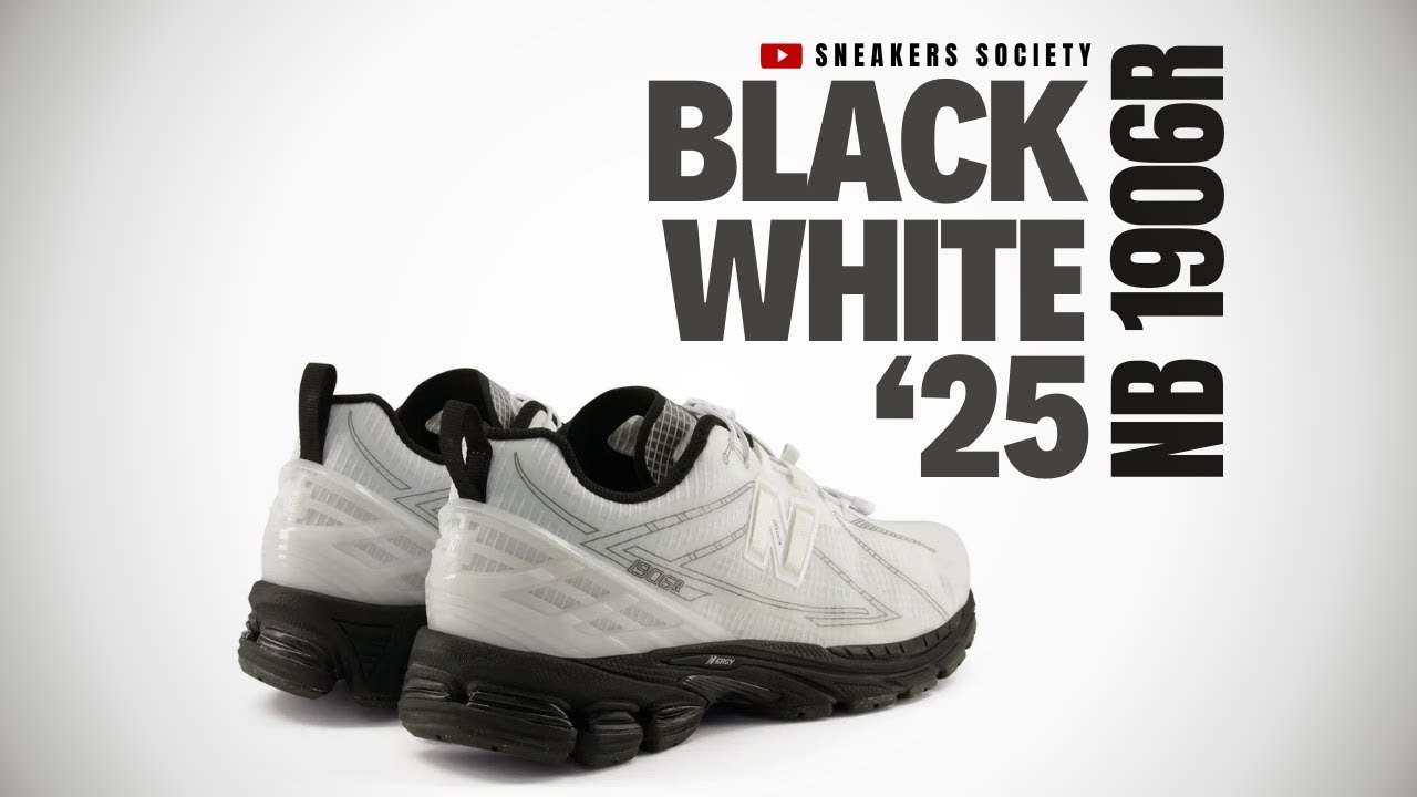 BLACK & WHITE 2025 New Balance 1906R | DETAILED LOOK + PRICE - YouTube