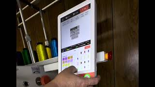 How to Set Up Colors on the Poolin EOX | Multi Needle Embroidery Machine Tutorial