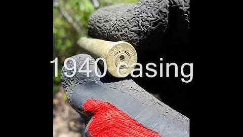 Metal Detecting ~ WW2 1940 -1950 military shell casings