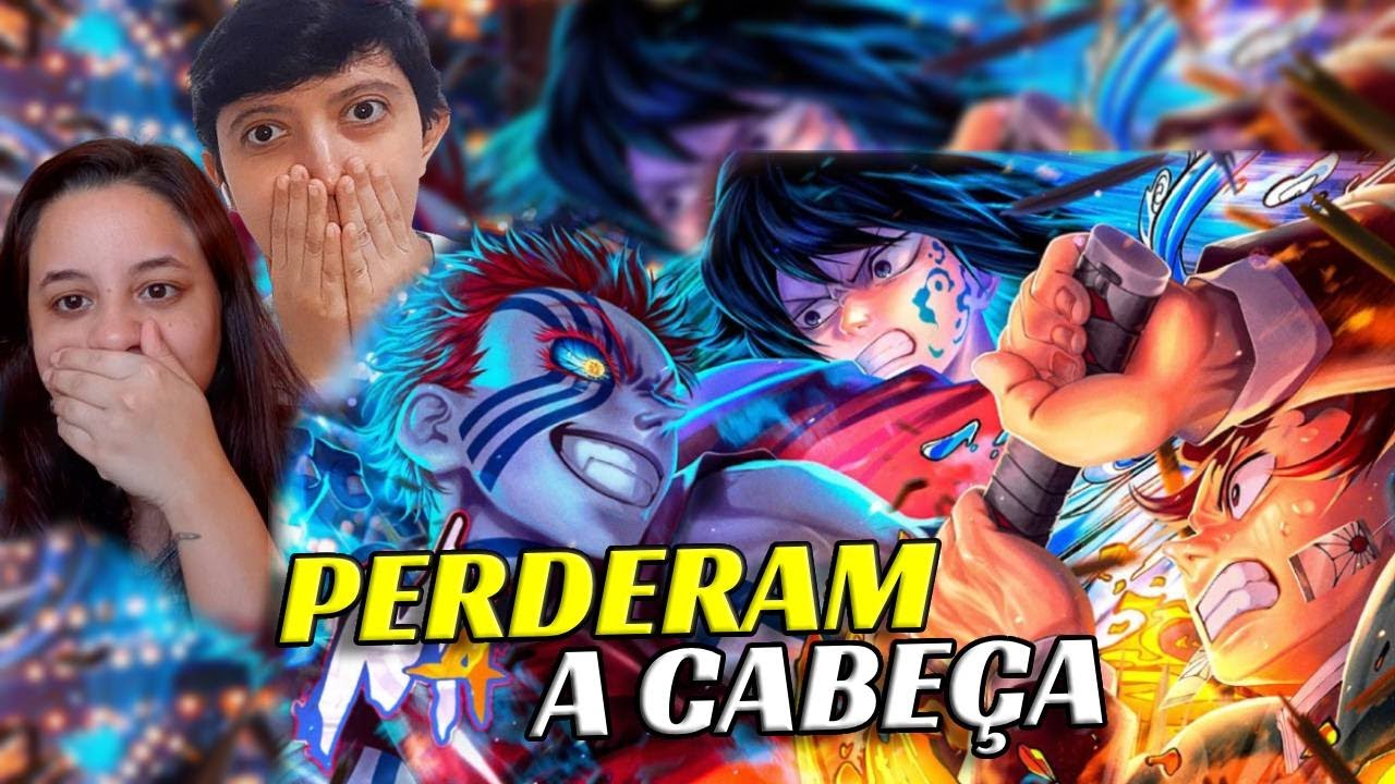 CASTELO INFINITO 2 (AKAZA X TANJIRO E TOMIOKA) | REACT