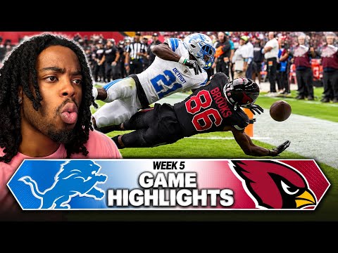 CASUAL Reacts To Lions vs Cardinals Highlights!!
