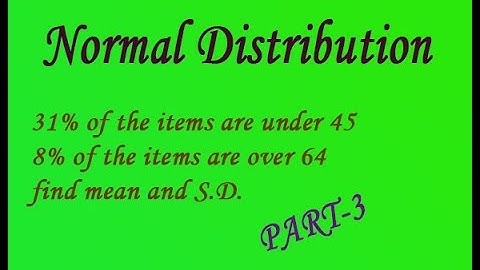 Probability of Normal distribution simple and interesting example(PART-3)