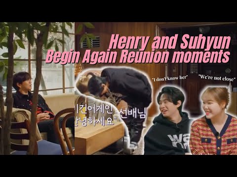 Henry Lau and Suhyun Begin Again Reunion moments (eng sub)