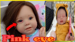 Silicone baby is sick and Reborn Magnoila has Pink Eye 👁 Reborn Role play