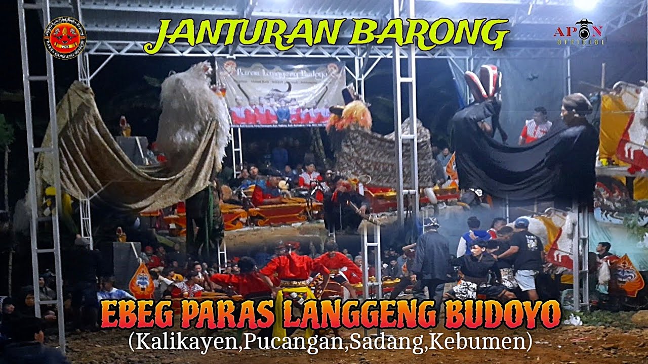 JANTURAN BARONG❗❗EBEG PARAS LANGGENG  BUDOYO KALIKAYEN,PUCANGAN,SADANG,KEBUMEN