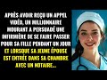 Pour donner une leon  sa jeune pouse un millionnaire malade a convaincu une infirmire de se