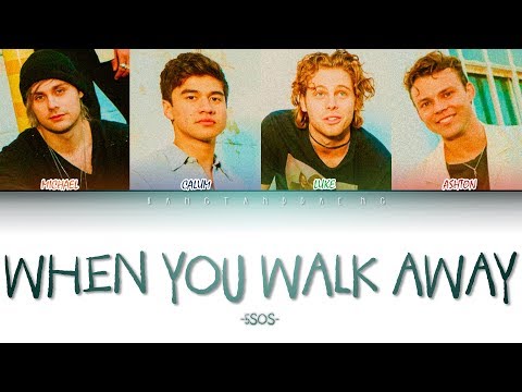 5SOS - When You Walk Away // color coded lyrics
