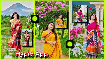Hypic Photo Editor Background Change|Background Change Photo Editing|Hypic App Photo Editing Prompt 