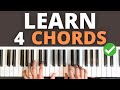 Create Beautiful Progressions with 4 Chords | Intermediate Piano