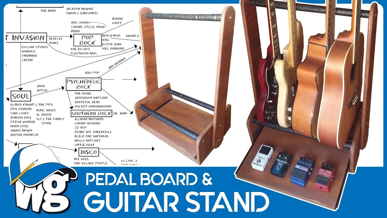 Guitar Stand and Pedal board 