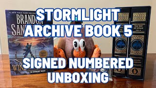 Brandon Sanderson - Stormlight Archive 5 - Wind and Truth signed numbered unboxing Wealth
