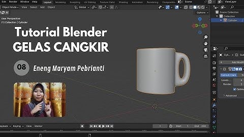 Tutorial Blender 3D - Gelas Cangkir
