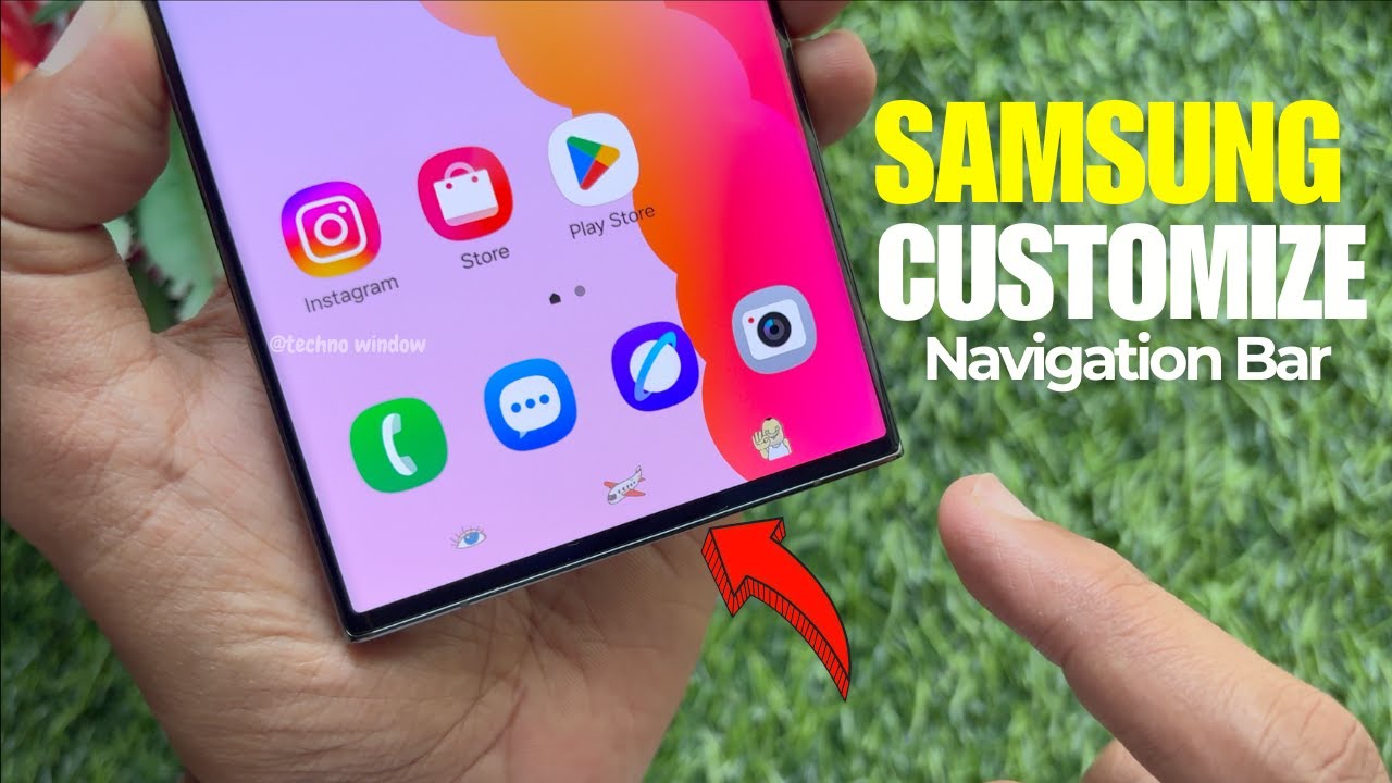 Tampilan pengaturan bilah navigasi kustom di smartphone Samsung Galaxy menggunakan aplikasi Good Lock.https://www.youtube.com/@technowindow Tampilan pengaturan bilah navigasi kustom di smartphone Samsung Galaxy menggunakan aplikasi Good Lock.https://www.youtube.com/@technowindow