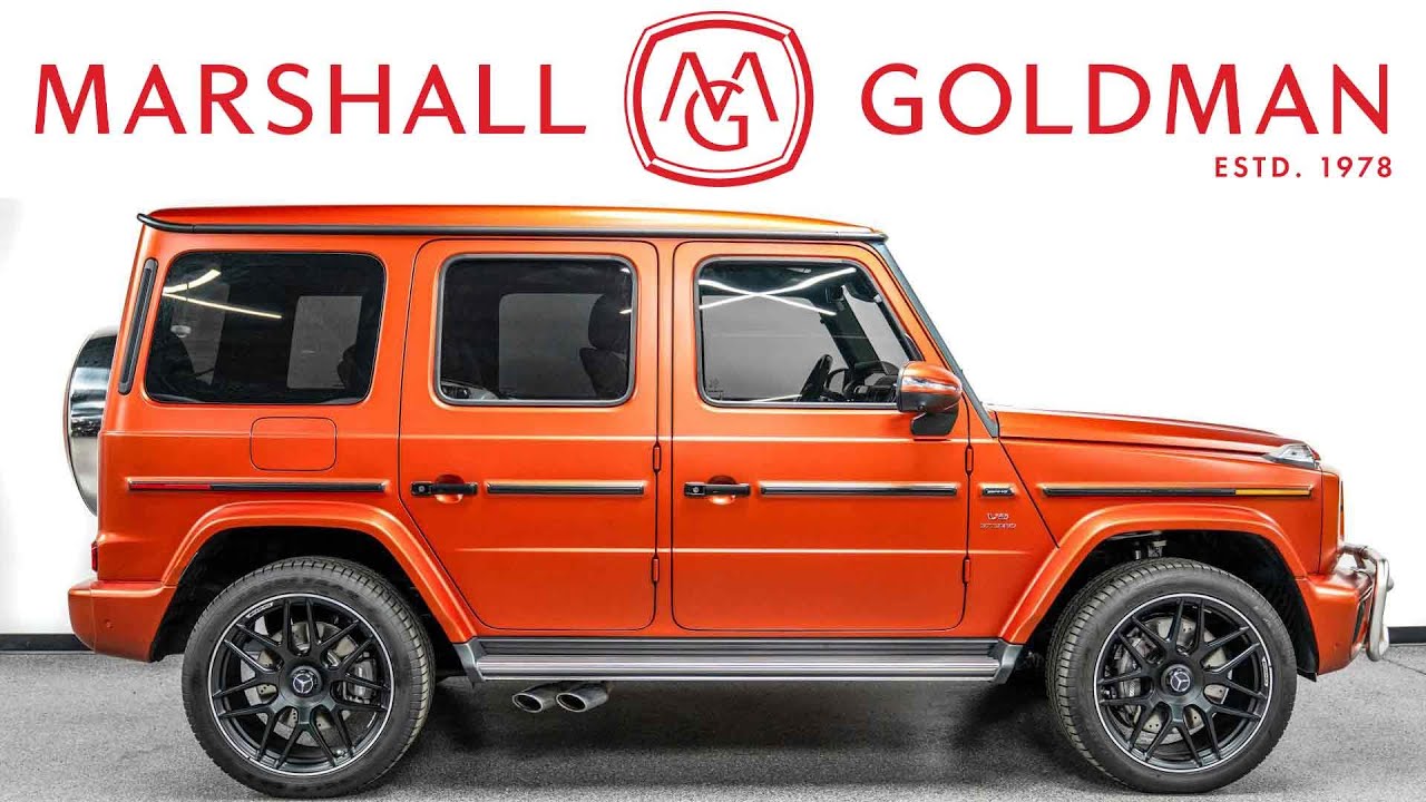 2025 Mercedes G63 AMG in MANUFAKTUR Signature Copper Orange Mango