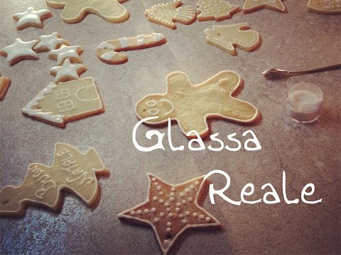 GLASSA REALE e decorazione dei biscotti!