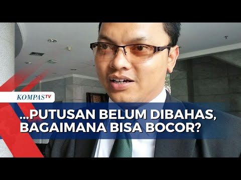 Soal Putusan Sistem Pemilu 2024 Bocor, MK: Putusan Belum Dibahas, Bagaimana Bisa Bocor?