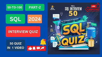 SQL Interview Prep: 50 More Key Questions and Answers (Part 2) #sql #sqlbasics #sqltips #quiz