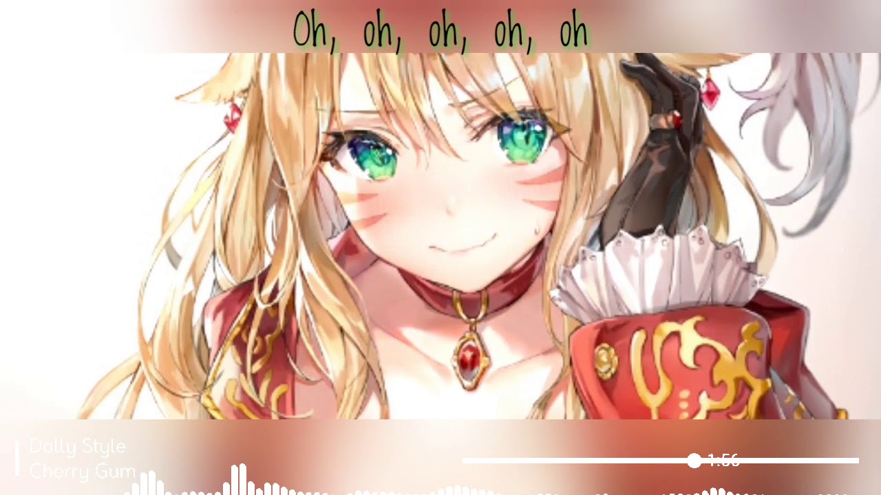 Nightcore Cherry Gum (Lyrics) YouTube