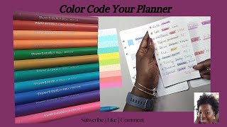 Color Code Planner in Your Planner | How to Color Code #colorcoding  #krushinggoals #colorcode