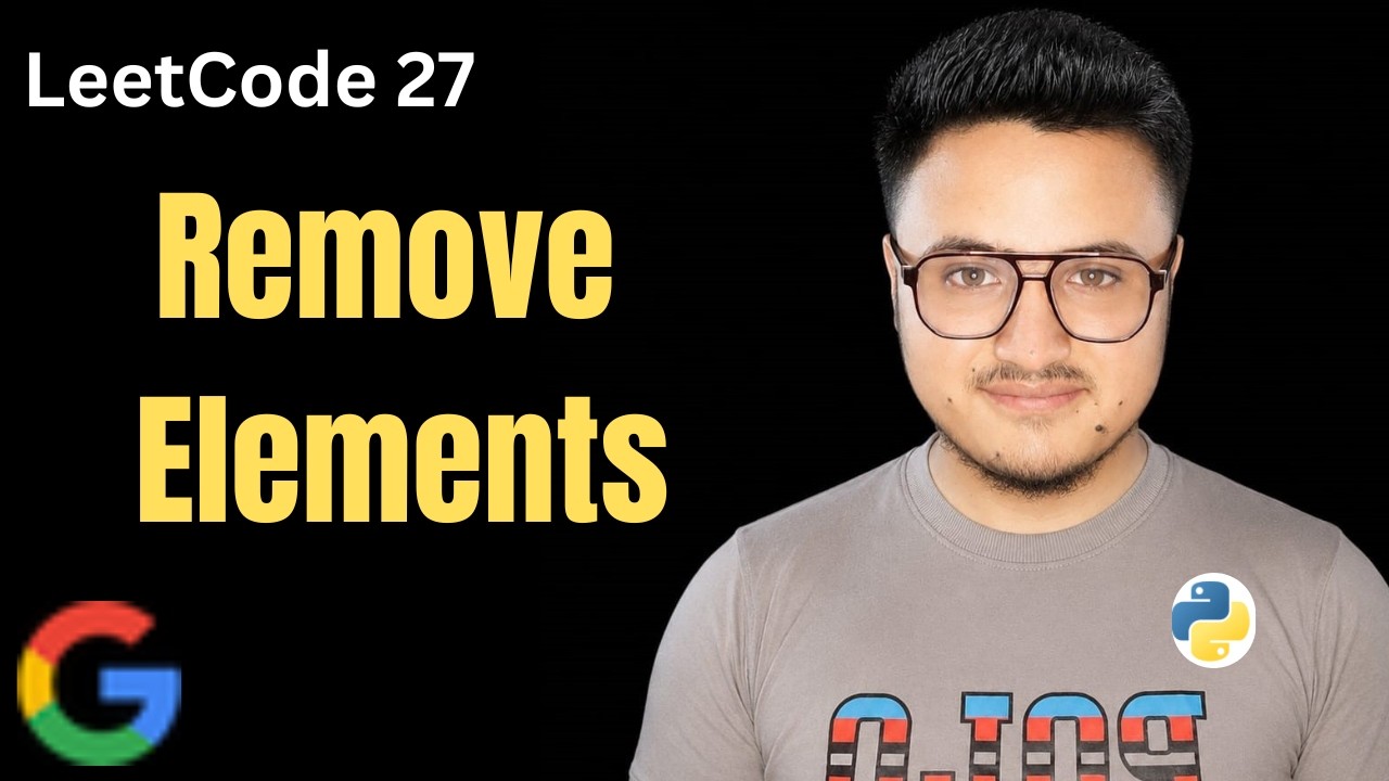 Remove Elements(leetcode 27 problem) in Python (Hindi/ Urdu) 🔥🔥🔥 - YouTube
