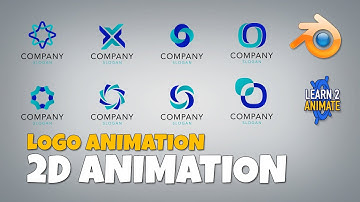 Logo Animation in Blender Grease Pencil. Blender 2.9 2D animation tutorial