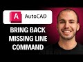 How to Bring Back the Missing Command Line in AutoCAD [2026 GUIDE]