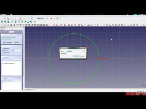 Freecad Tutoriel 03: Bien débuter, Paramètres et contraintes d’ésquisse.