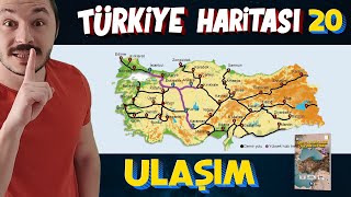 TÜRKİYE'DE ULAŞIM - Türkiye Harita Bilgisi Çalışması (KPSS-AYT-TYT)