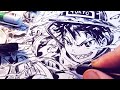 Drawing EPIC Fire Force Splash Page! | Anime Manga Sketch