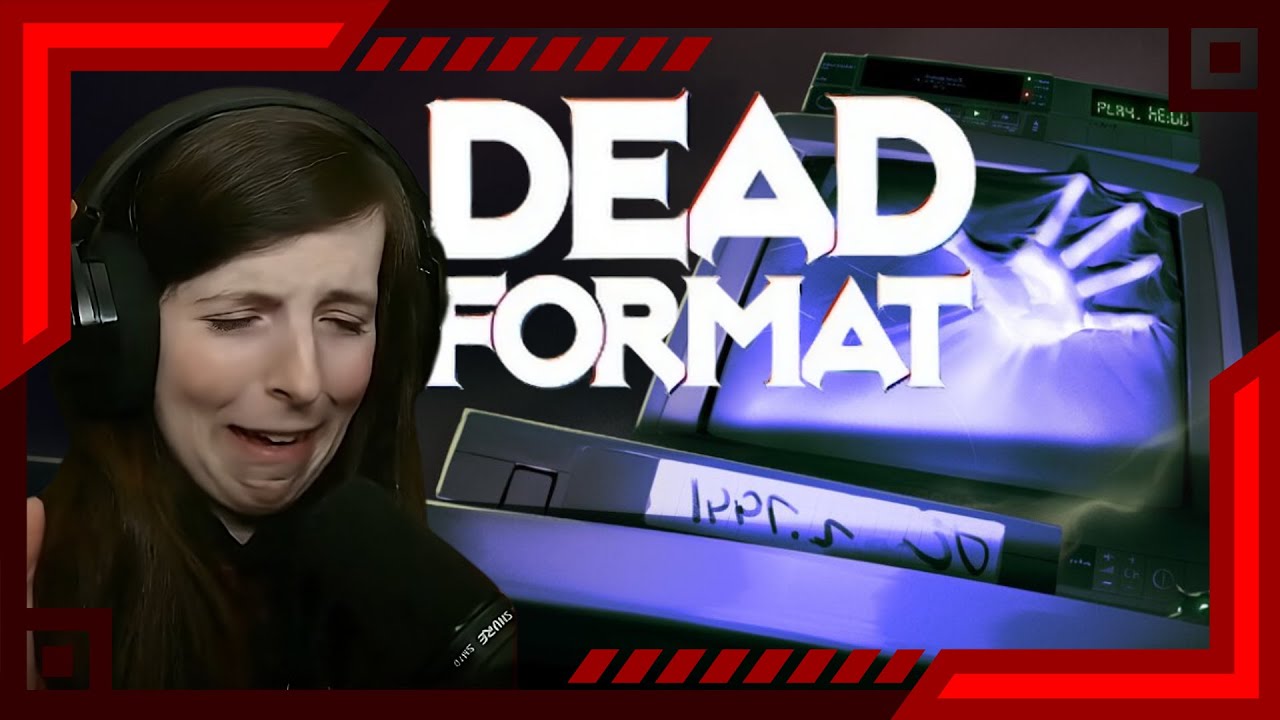 This VHS game was WAY TOO CREEPY!! | Dead Format VOD FULL Playthrough [PC]