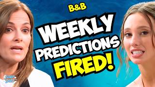 Bold and Beautiful Weekly Predictions: Dylan FIRED & Taylor's STERN Warning! | Soap Dirt B&B