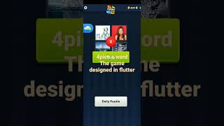 4pics a word: the game designed in Flutter screenshot 2