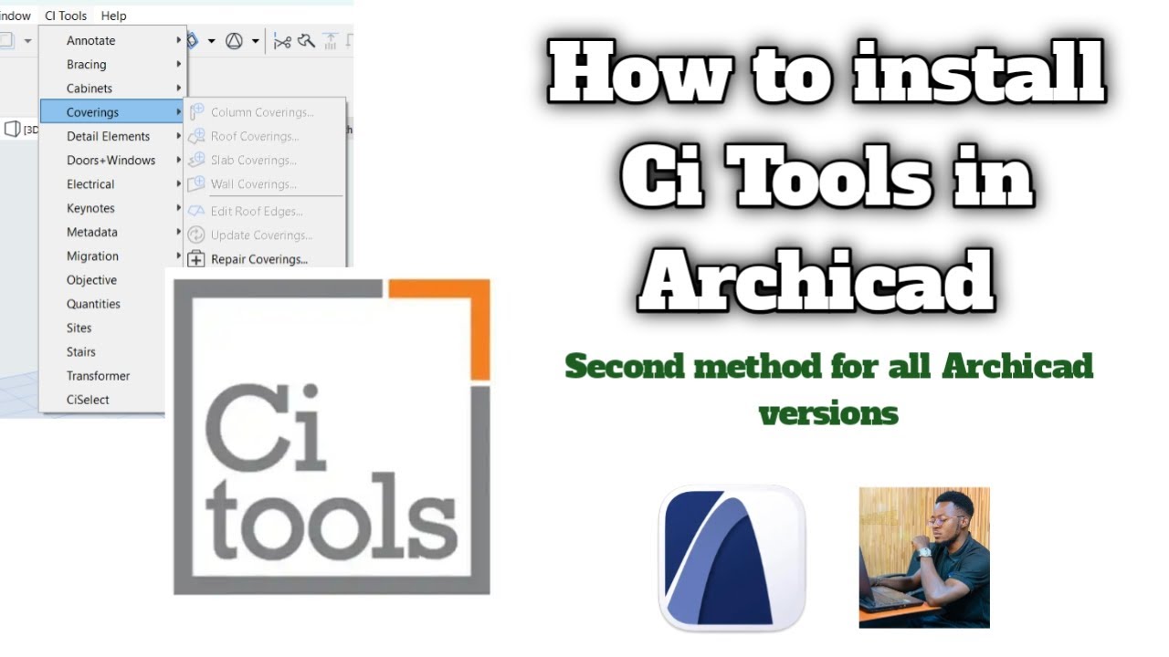 Как установить CI Tools в Archicad