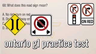 Ontario G1 Practice test 2023 - 30 Questions And Answers - 2023 Ontario G1 Knowledge Test 3